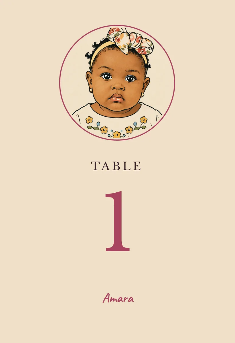 Table card