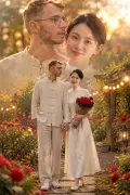 情侶雙層花園照示例 2：生成效果