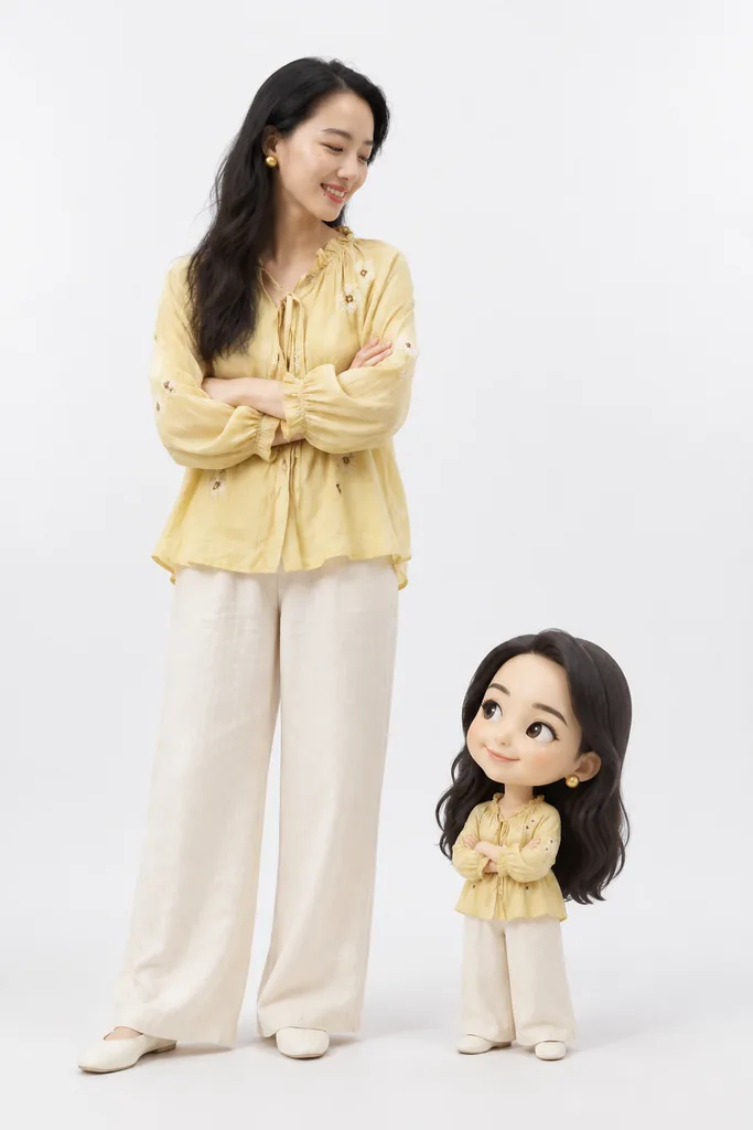 Me and my mini figurine example 2: result