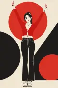 扁平海報示例 2：生成效果