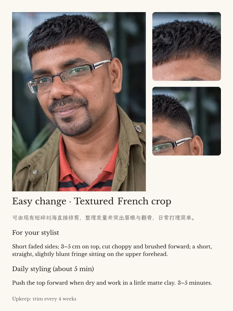Easy change stylist card