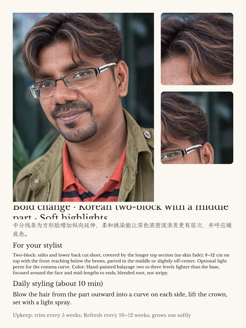 Bold change stylist card