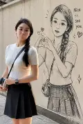 牆面素描示例 3：生成效果