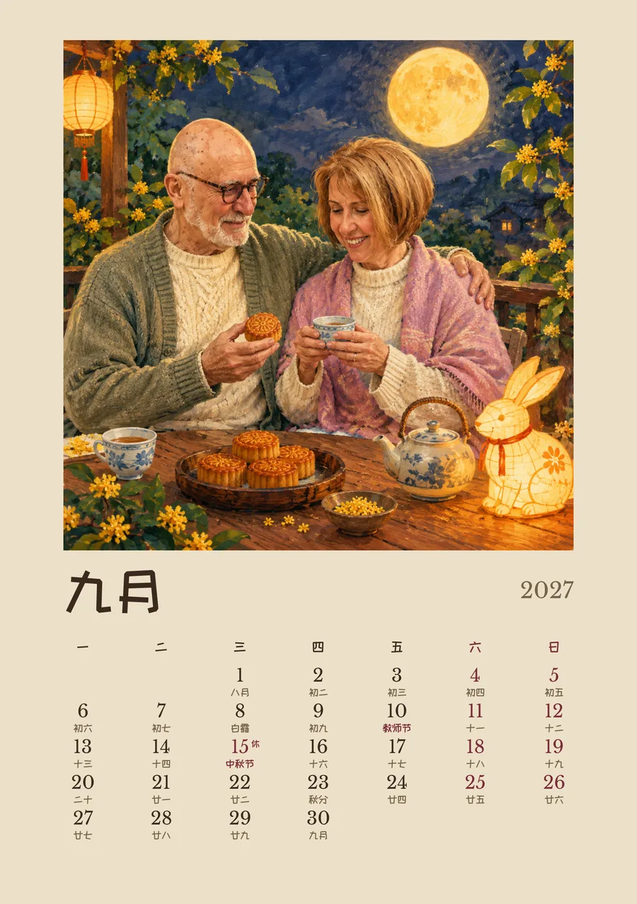 9 月