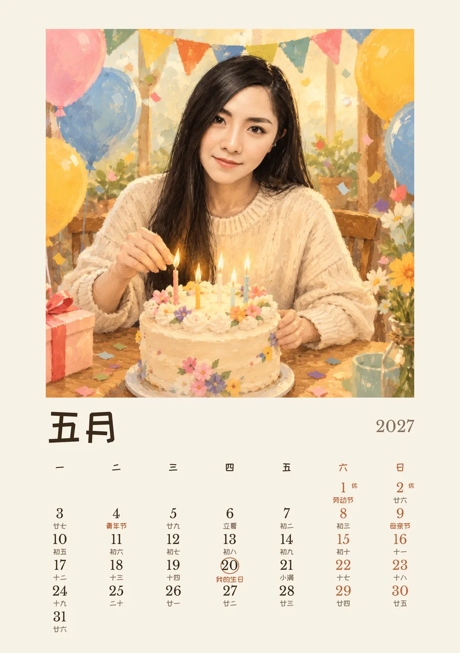 5 月