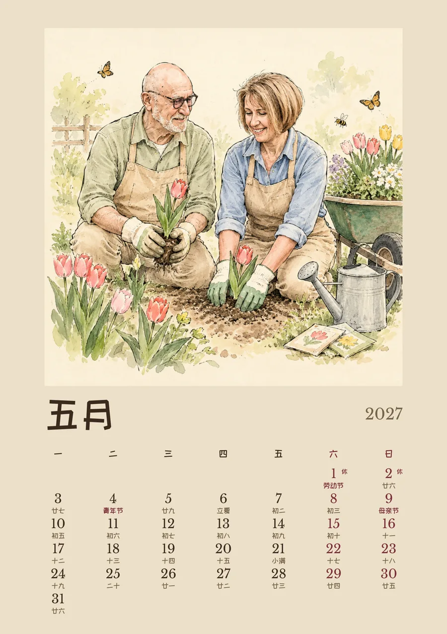 5 月