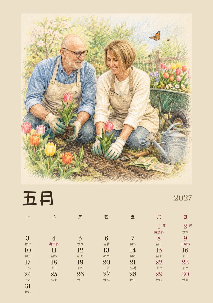 5 月