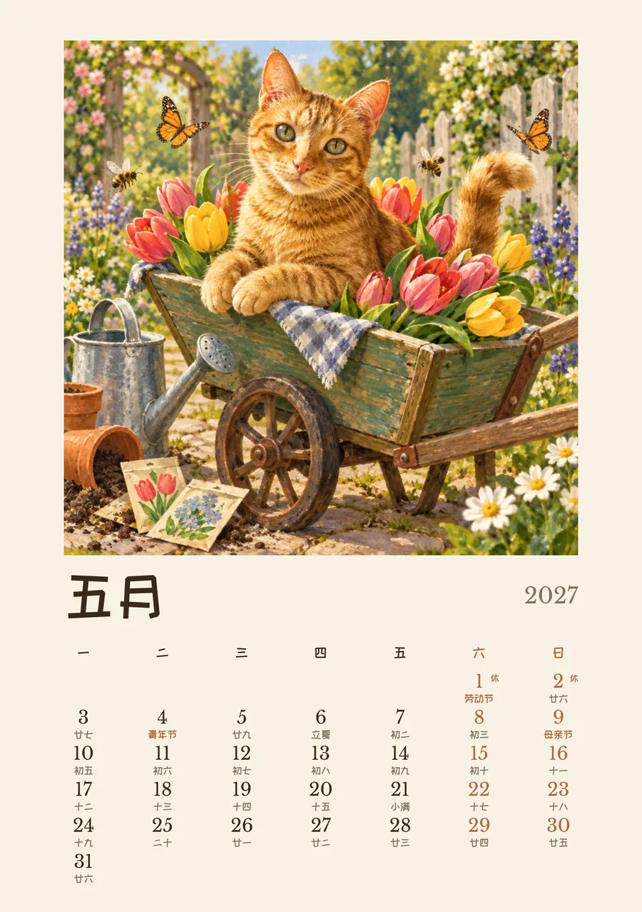 5 月