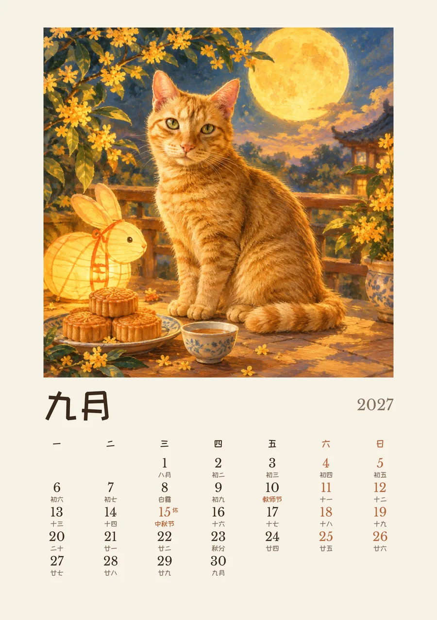 9 月