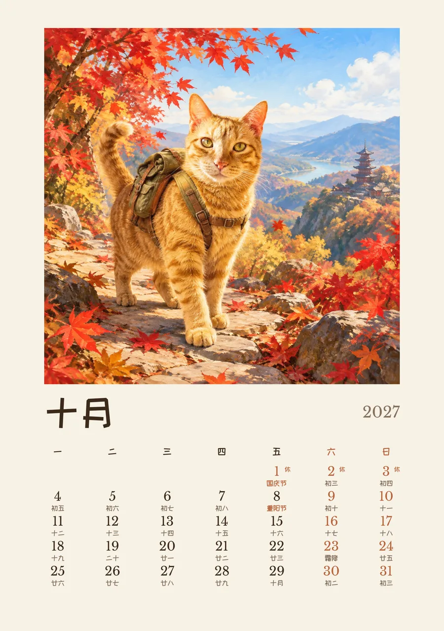 10 月