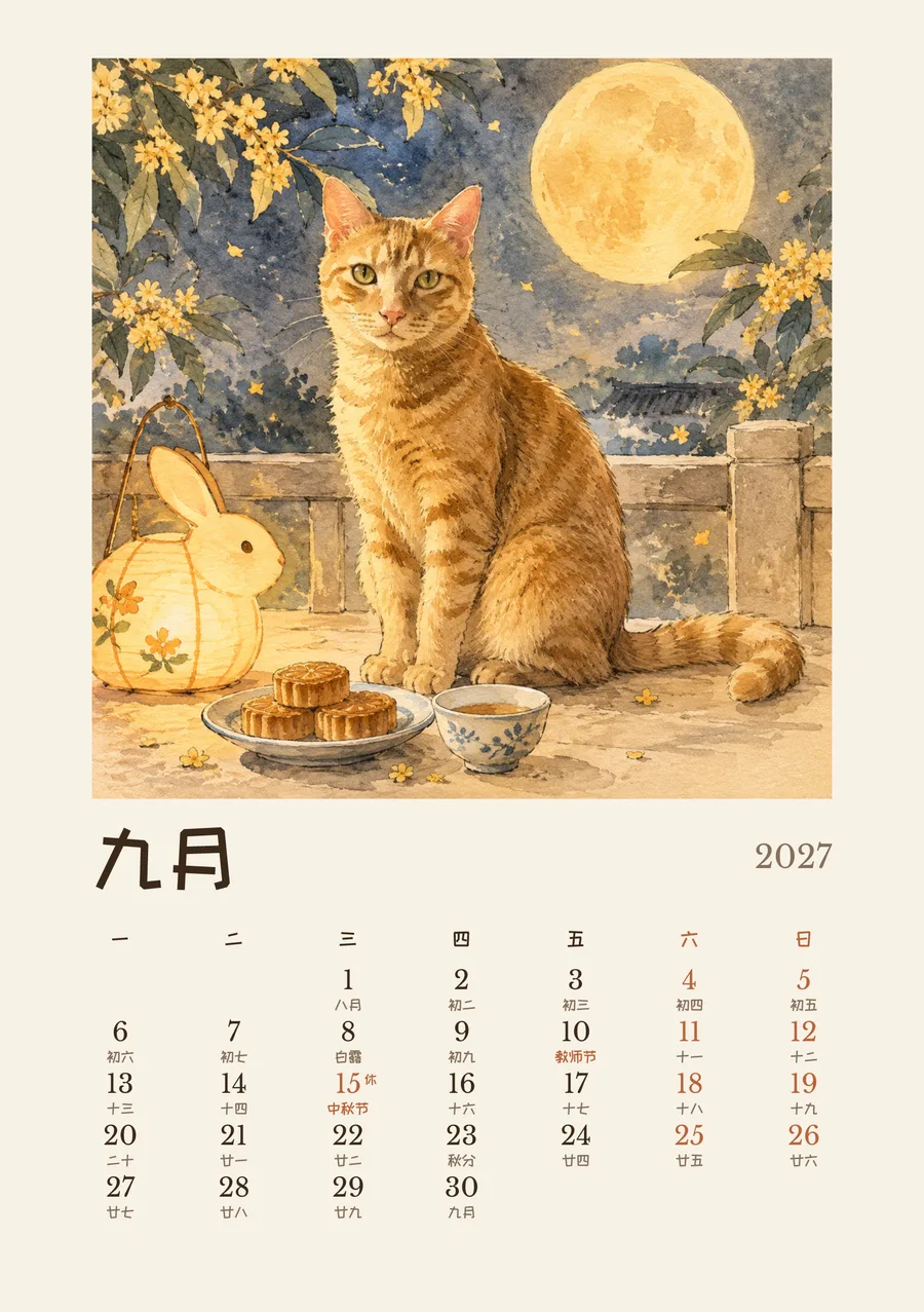 9 月