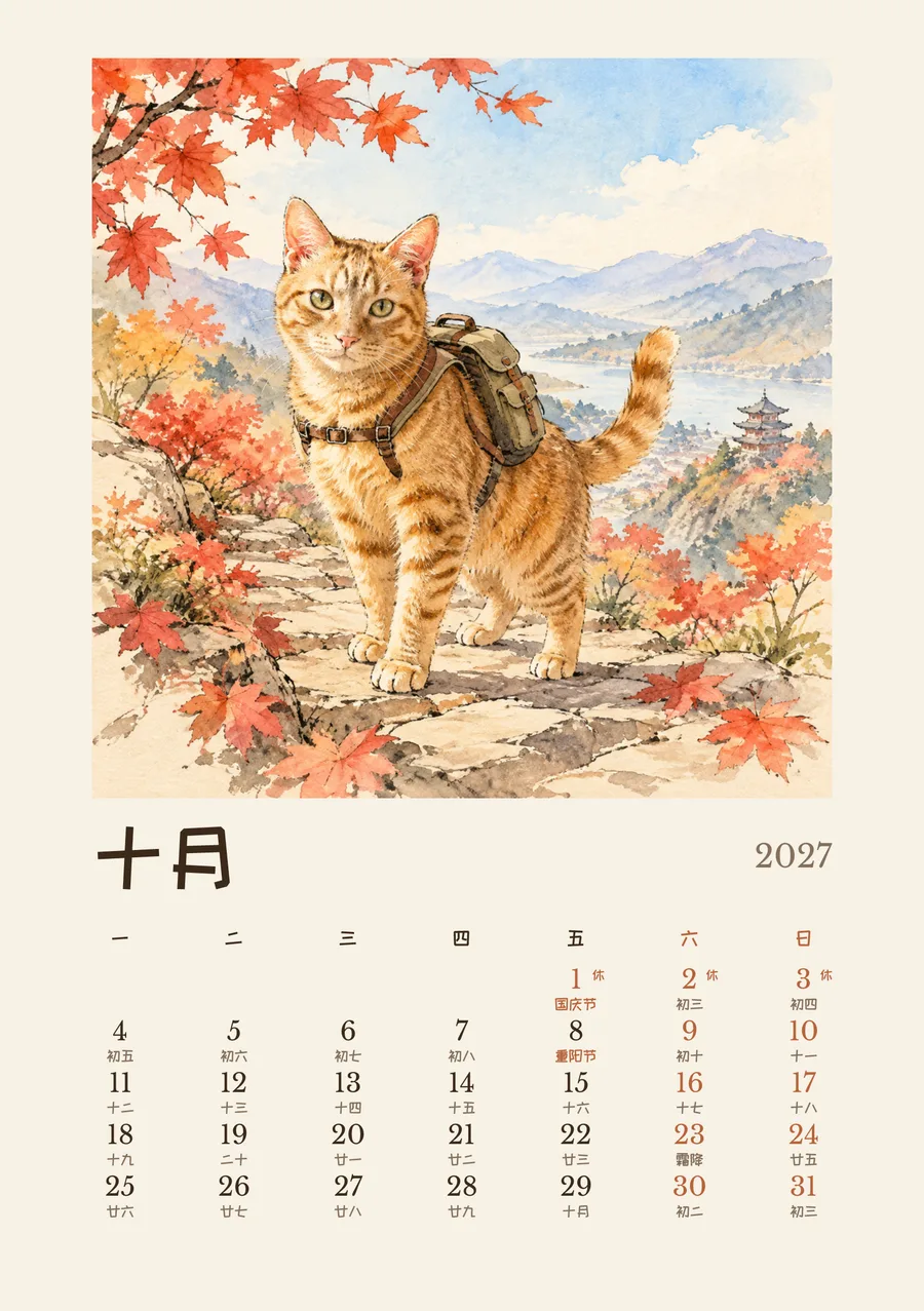 10 月