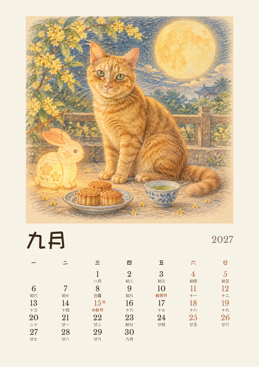 9 月