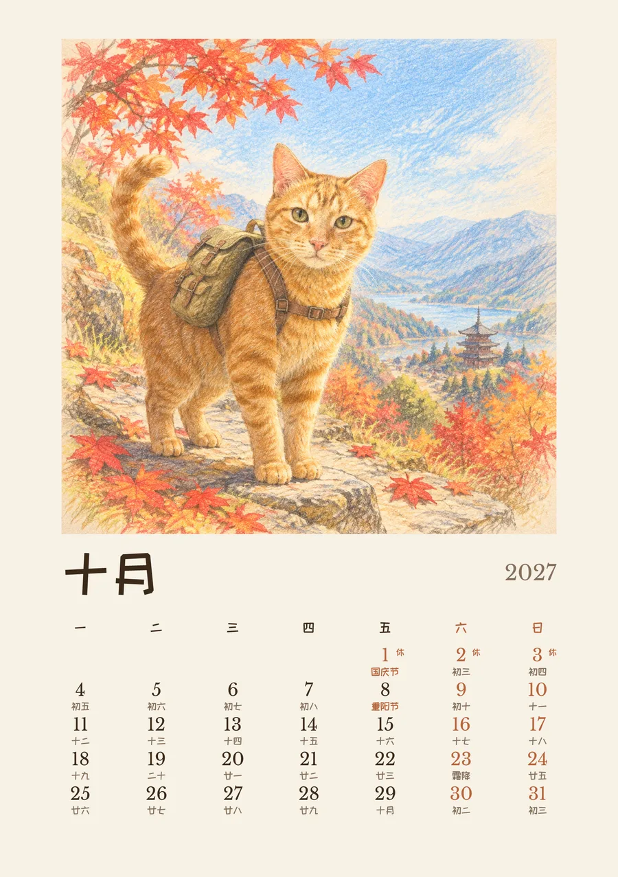 10 月
