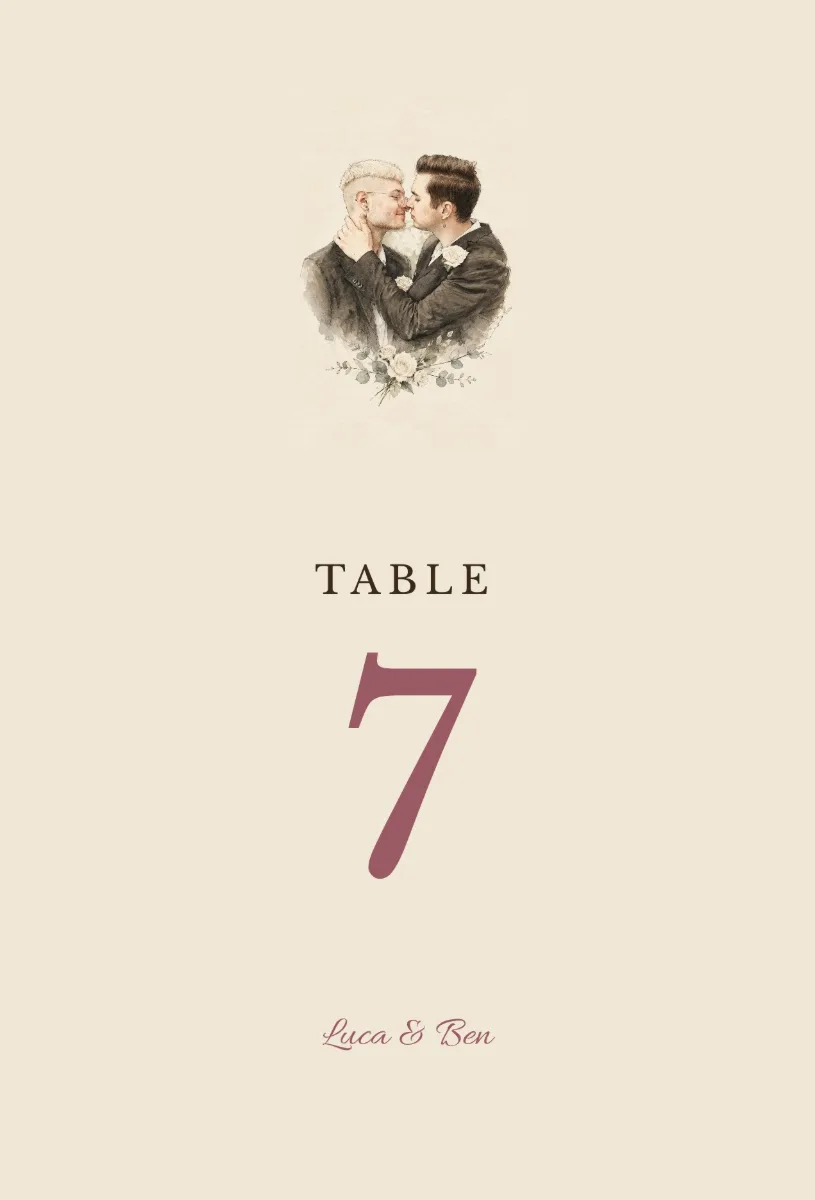 Table number