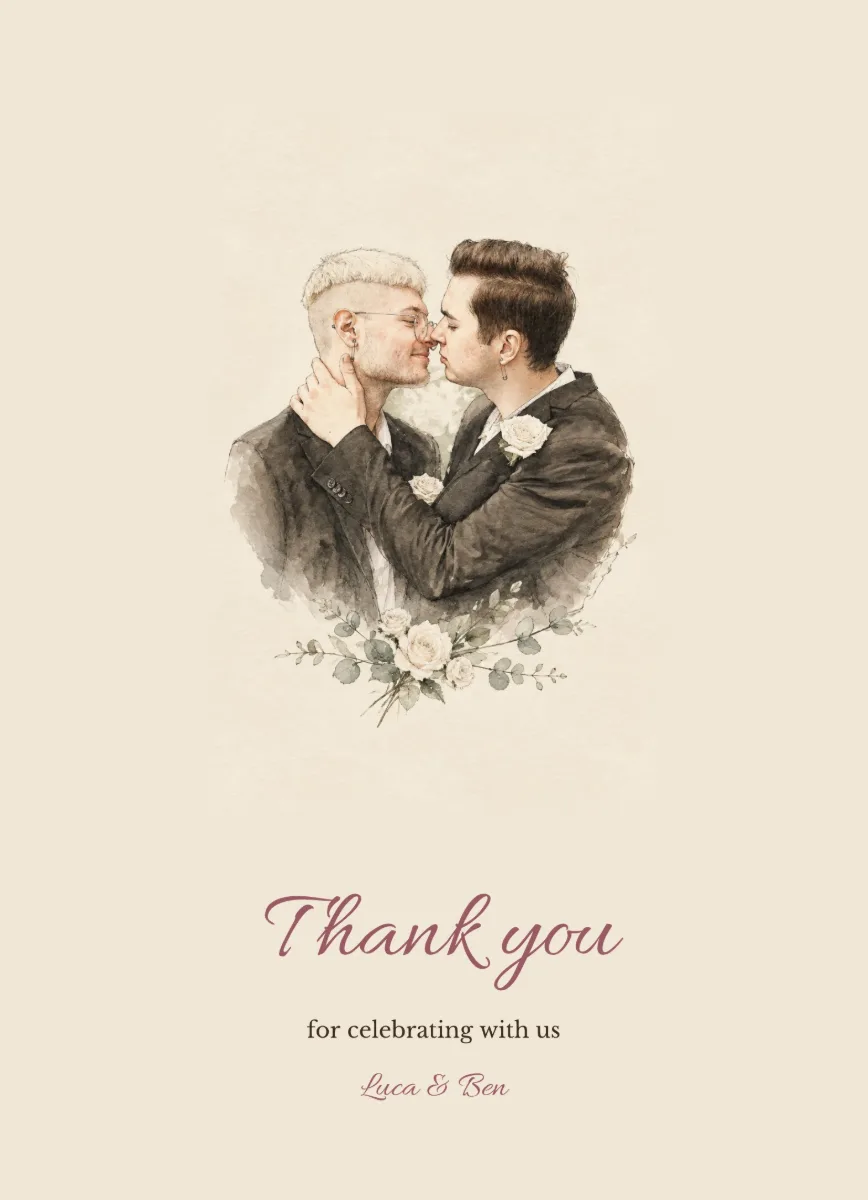 Thank-you card